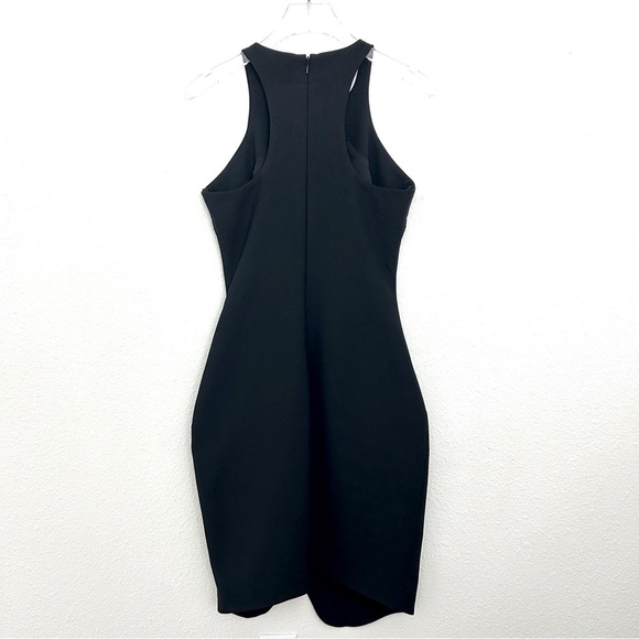 Elizabeth and James Sheath Midi Dress Racerback Asymmetrical Hem Olsen Size 6 - Picture 13 of 13